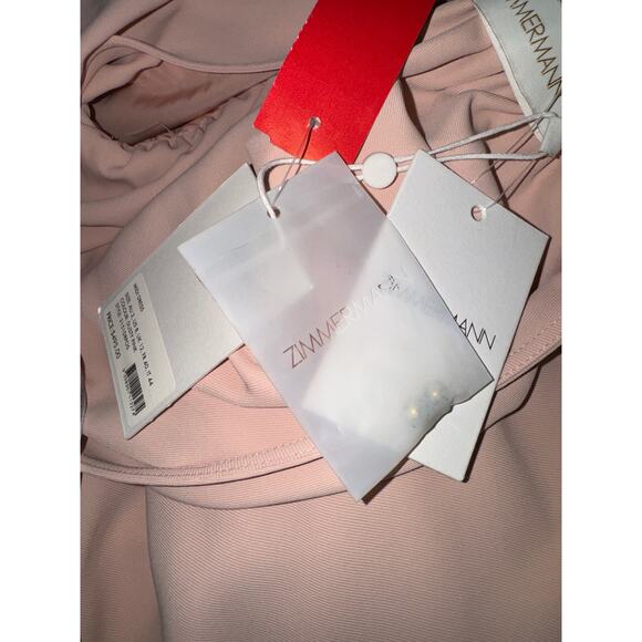 NWT Zimmermann A-Line Sleeveless Draped Back Midi Dress with Tags Sz M - Picture 12 of 15